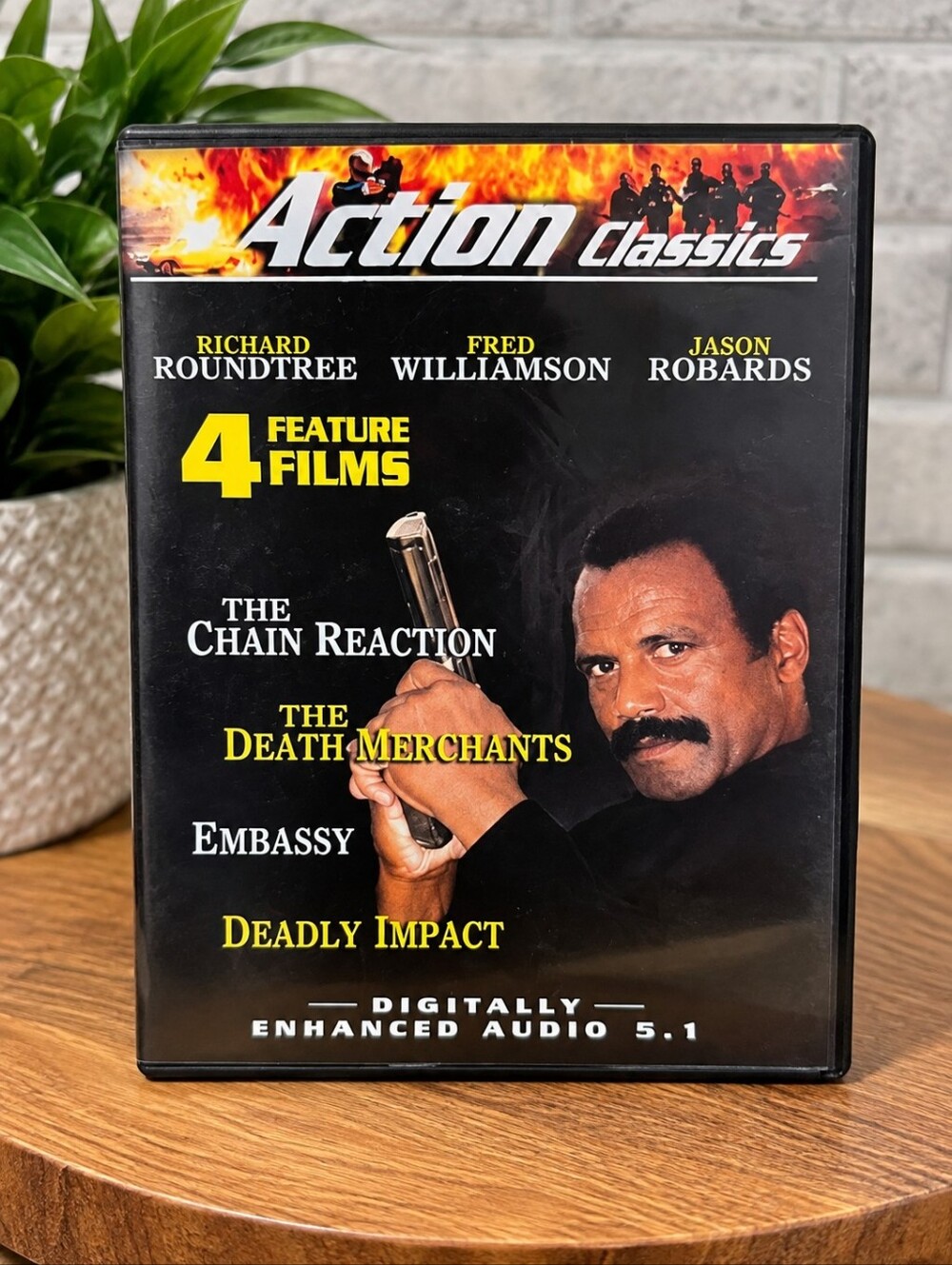 Action Classics DVD 4 Feature Films Richard Roundtree Fred Williamson
